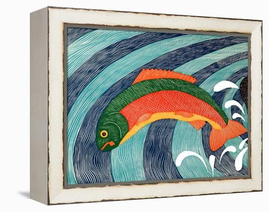 Fish Are Jumping 2-Stephen Huneck-Framed Premier Image Canvas