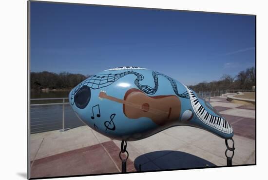 Fish Art Along The River Walk In Montgomery, Alabama-Carol Highsmith-Mounted Art Print