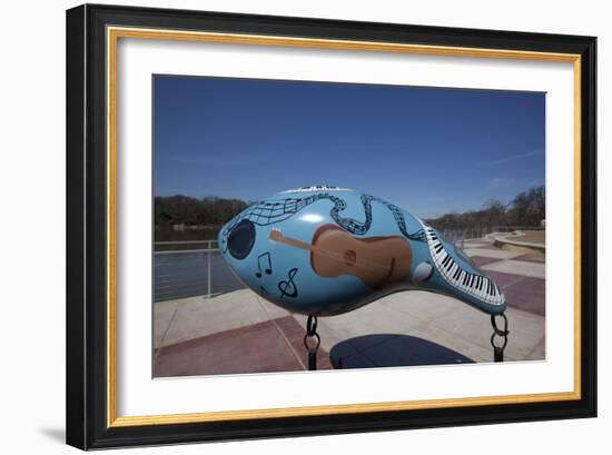 Fish Art Along The River Walk In Montgomery, Alabama-Carol Highsmith-Framed Art Print