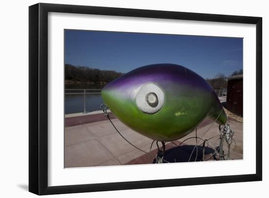 Fish Art Along The River Walk In Montgomery, Alabama-Carol Highsmith-Framed Art Print