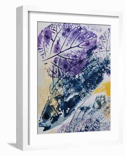 Fish Body Print 2020 Oils-jocasta shakespeare-Framed Giclee Print