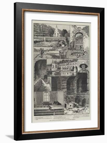 Fish Culture at the Chateau D'Orval, Near Florenville, Belgium-null-Framed Giclee Print