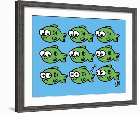 Fish Fart-Todd Goldman-Framed Giclee Print