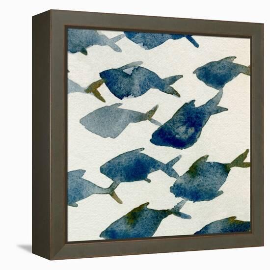 Fish Friends I-Emma Caroline-Framed Stretched Canvas