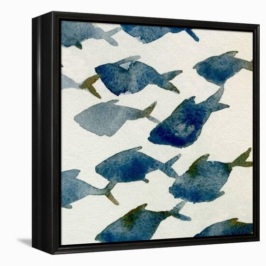 Fish Friends I-Emma Caroline-Framed Stretched Canvas
