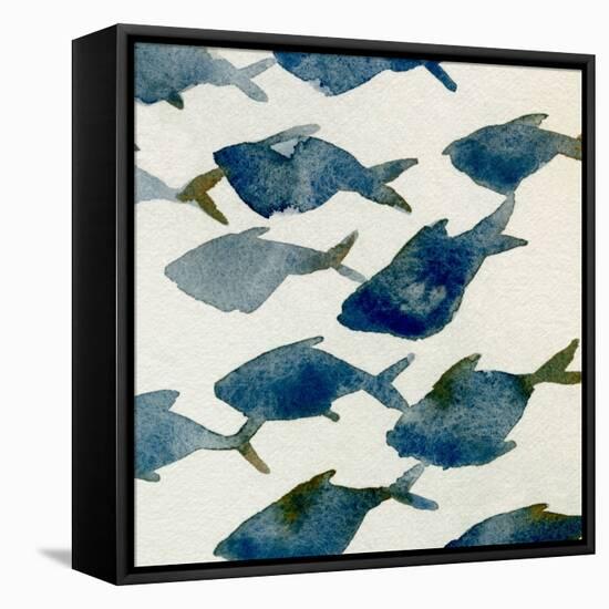 Fish Friends I-Emma Caroline-Framed Stretched Canvas