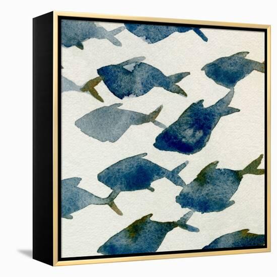 Fish Friends I-Emma Caroline-Framed Stretched Canvas