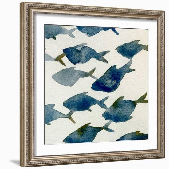 Fish Friends I-Emma Caroline-Framed Art Print