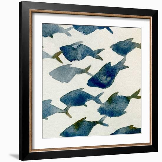 Fish Friends I-Emma Caroline-Framed Art Print