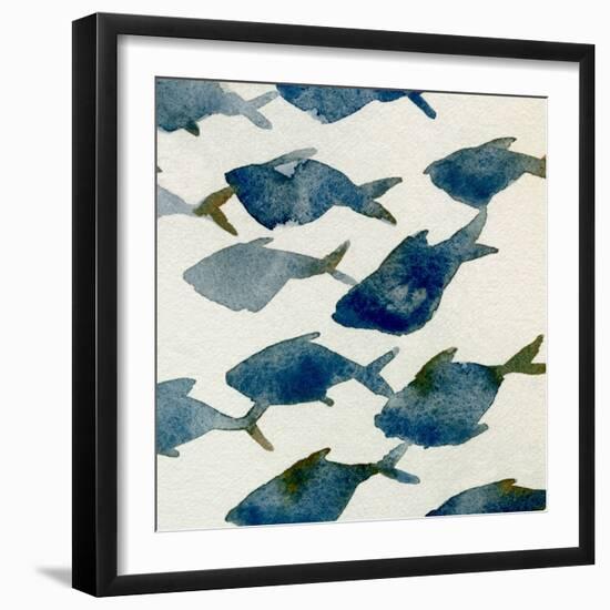 Fish Friends I-Emma Caroline-Framed Art Print