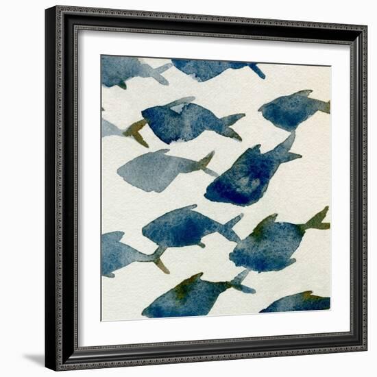 Fish Friends I-Emma Caroline-Framed Art Print