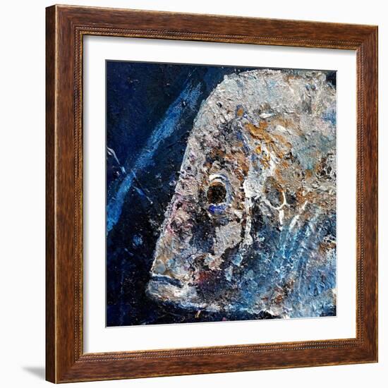 Fish Head 2020 Oils-jocasta shakespeare-Framed Giclee Print