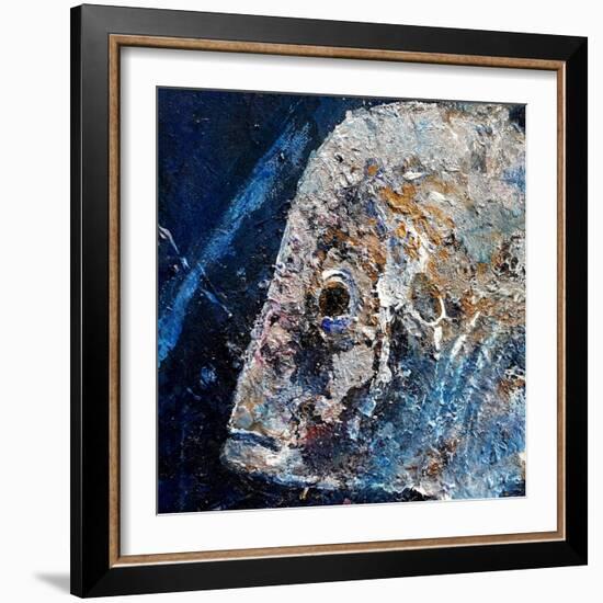 Fish Head 2020 Oils-jocasta shakespeare-Framed Giclee Print