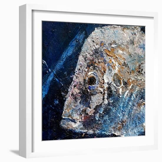 Fish Head 2020 Oils-jocasta shakespeare-Framed Giclee Print