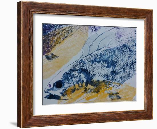 Fish Head 2020 Oils-jocasta shakespeare-Framed Giclee Print