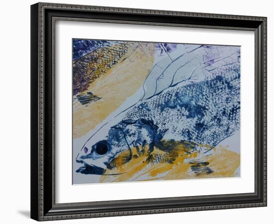 Fish Head 2020 Oils-jocasta shakespeare-Framed Giclee Print