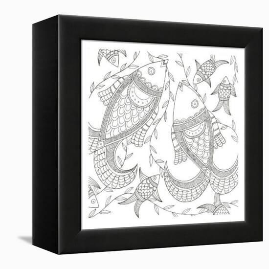 Fish In The Wild-Pam Varacek-Framed Stretched Canvas