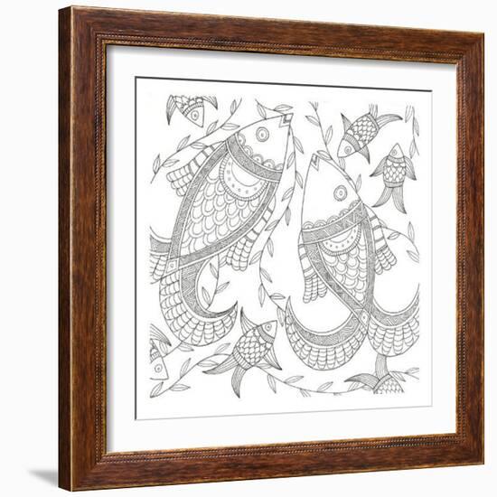 Fish In The Wild-Pam Varacek-Framed Premium Giclee Print