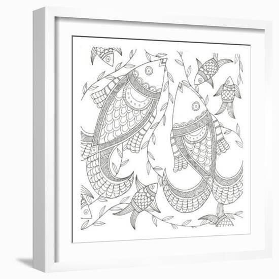 Fish In The Wild-Pam Varacek-Framed Premium Giclee Print