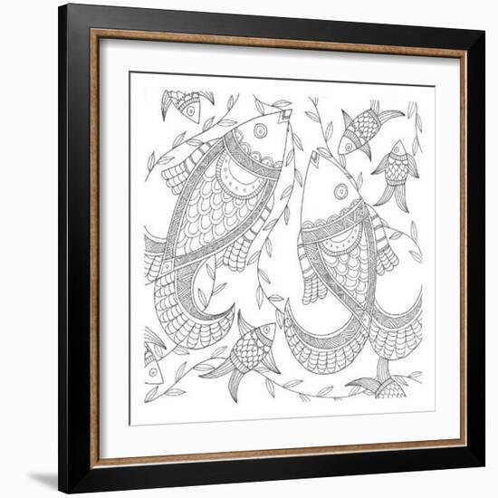 Fish In The Wild-Pam Varacek-Framed Art Print