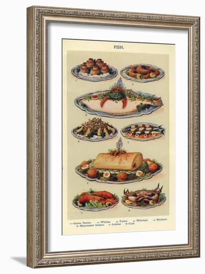 Fish, Isabella Beeton, UK-null-Framed Giclee Print