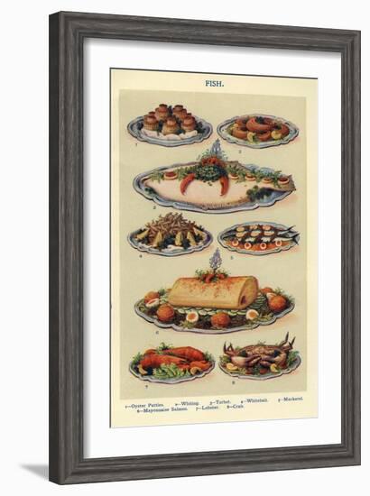 Fish, Isabella Beeton, UK-null-Framed Giclee Print