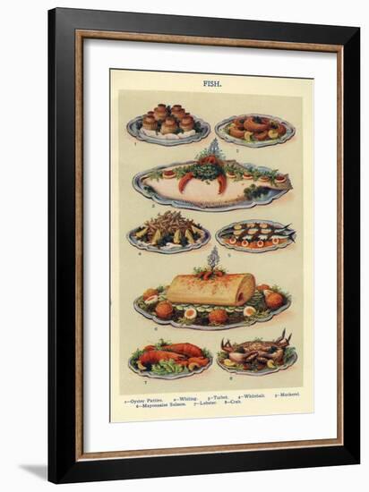 Fish, Isabella Beeton, UK-null-Framed Giclee Print