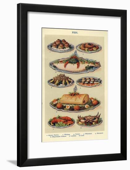 Fish, Isabella Beeton, UK-null-Framed Giclee Print