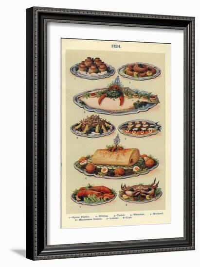 Fish, Isabella Beeton, UK-null-Framed Giclee Print