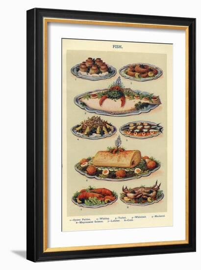 Fish, Isabella Beeton, UK-null-Framed Giclee Print