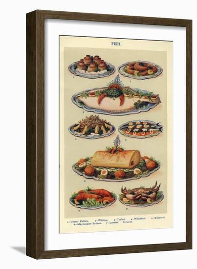 Fish, Isabella Beeton, UK-null-Framed Premium Giclee Print