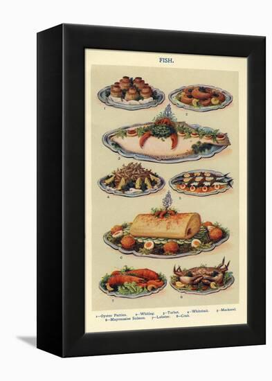 Fish, Isabella Beeton, UK-null-Framed Premier Image Canvas