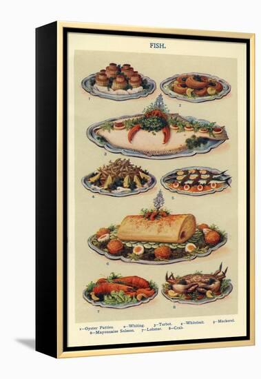 Fish, Isabella Beeton, UK-null-Framed Premier Image Canvas