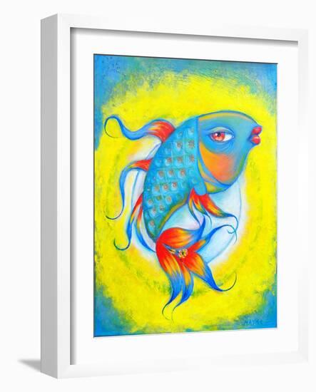 Fish, January 2021 (Oil Painting)-Maylee Christie-Framed Giclee Print