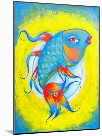 Fish, January 2021 (Oil Painting)-Maylee Christie-Mounted Giclee Print