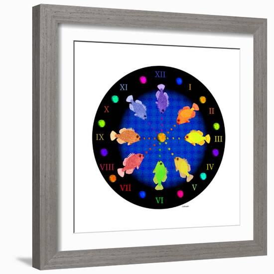 Fish Mandalas 52-David Sheskin-Framed Giclee Print