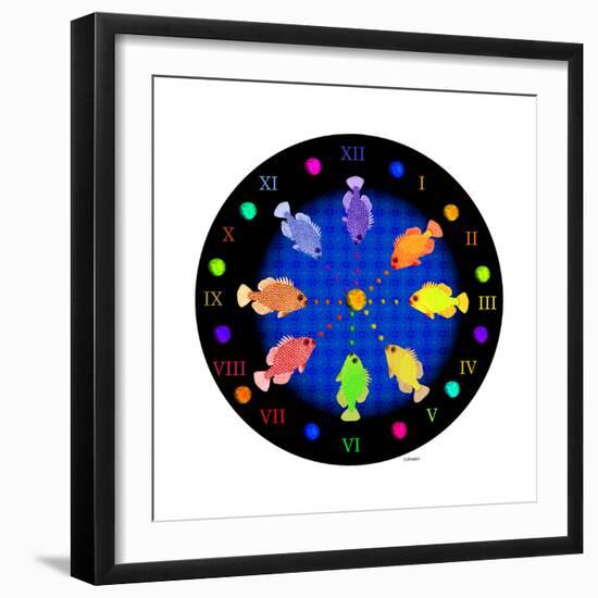 Fish Mandalas 52-David Sheskin-Framed Giclee Print