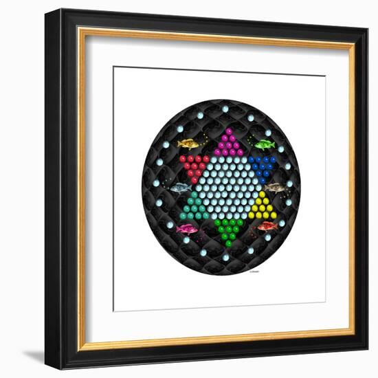 Fish Mandalas 63-David Sheskin-Framed Giclee Print