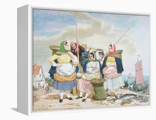 Fish Market by the Sea, c.1860-Richard Dadd-Framed Premier Image Canvas