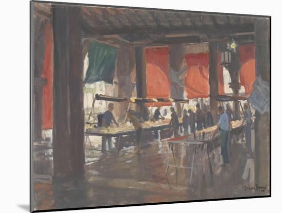 Fish Market, Venice, 2009-Julian Barrow-Mounted Giclee Print