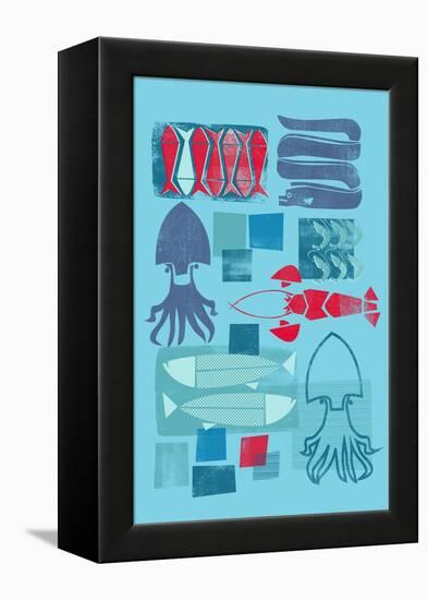 Fish Market-null-Framed Premier Image Canvas