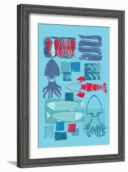 Fish Market-null-Framed Giclee Print