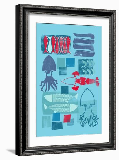 Fish Market-null-Framed Giclee Print