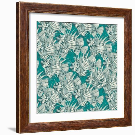 Fish Mirage (Variant 2)-Sharon Turner-Framed Art Print