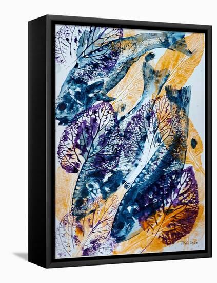 fish (oil on paper)-jocasta shakespeare-Framed Premier Image Canvas