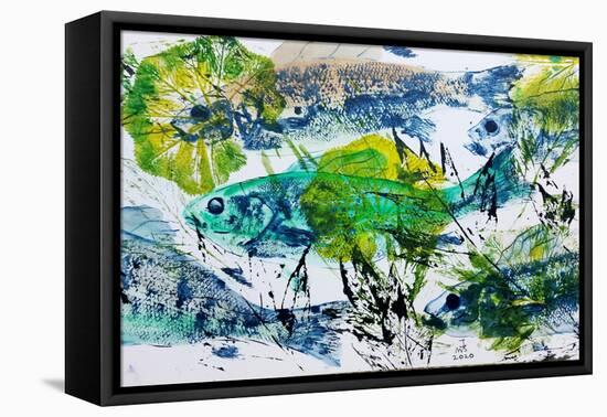 Fish Oils 2020-jocasta shakespeare-Framed Premier Image Canvas