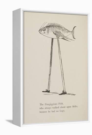 Fish On Stilts From Nonsense Botany Animals and Other Poems Written and Drawn by Edward Lear-Edward Lear-Framed Premier Image Canvas