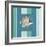 Fish on Stripes II-Elizabeth Medley-Framed Premium Giclee Print