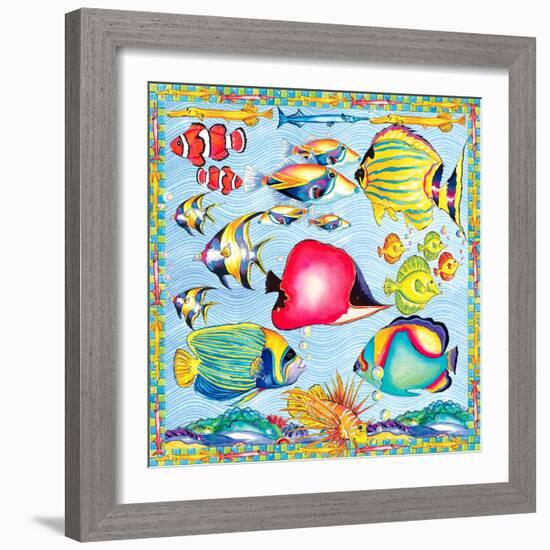 Fish Pattern-Ormsby, Anne Ormsby-Framed Art Print
