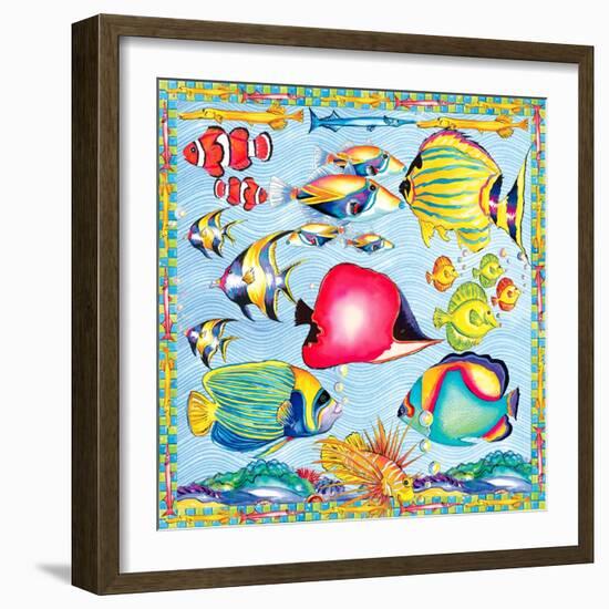 Fish Pattern-Ormsby, Anne Ormsby-Framed Art Print